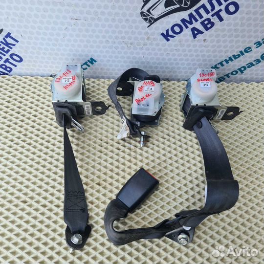 Задние ремни безопасности Nissan Almera Classic