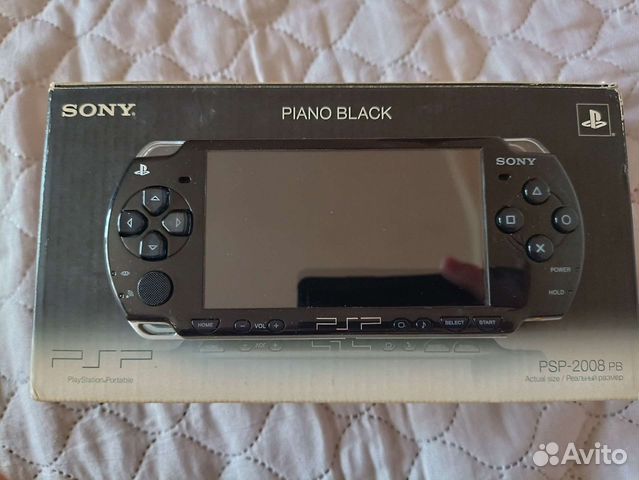 Sony PSP-2008 PB Piano Black комплект с чеком