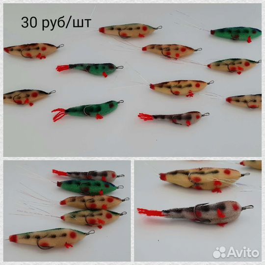 Резина/силикон для спиннинга, поролонки, трапер