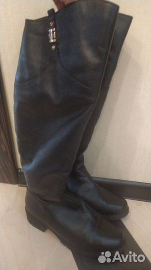 Зимние сапоги, натуральная кожа