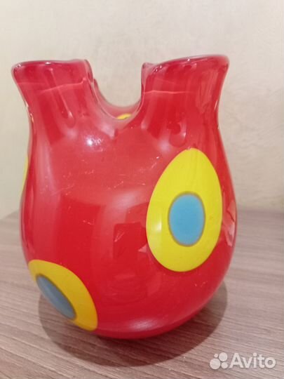 Ваза цветное стекло