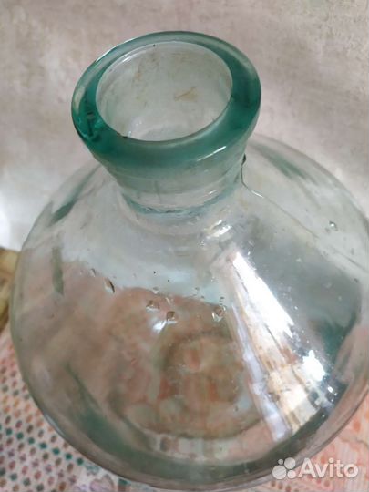 Бутыль стеклянная 20 литров СССР