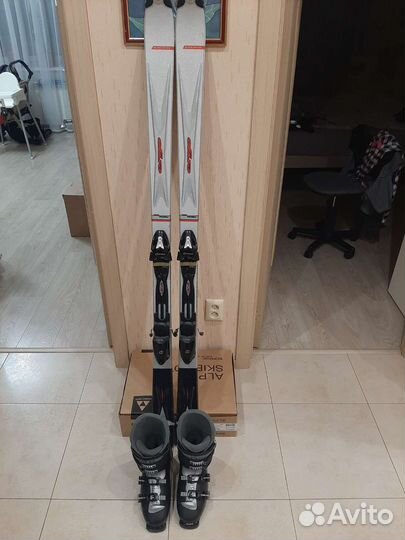 Горные лыжи с ботинками