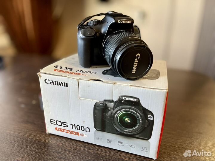 Зеркальный фотоаппарат canon eos 1100d