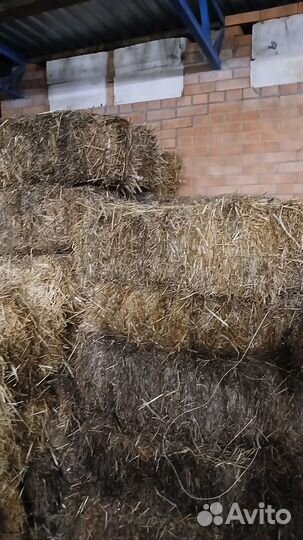 Солома в тюках