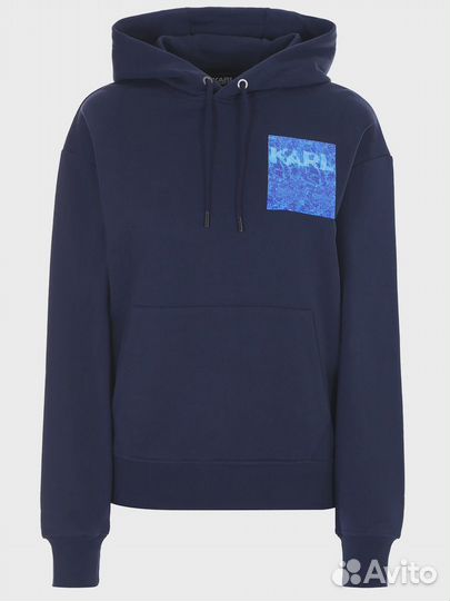 Худи хлопковое с логотипом Karl Lagerfeld