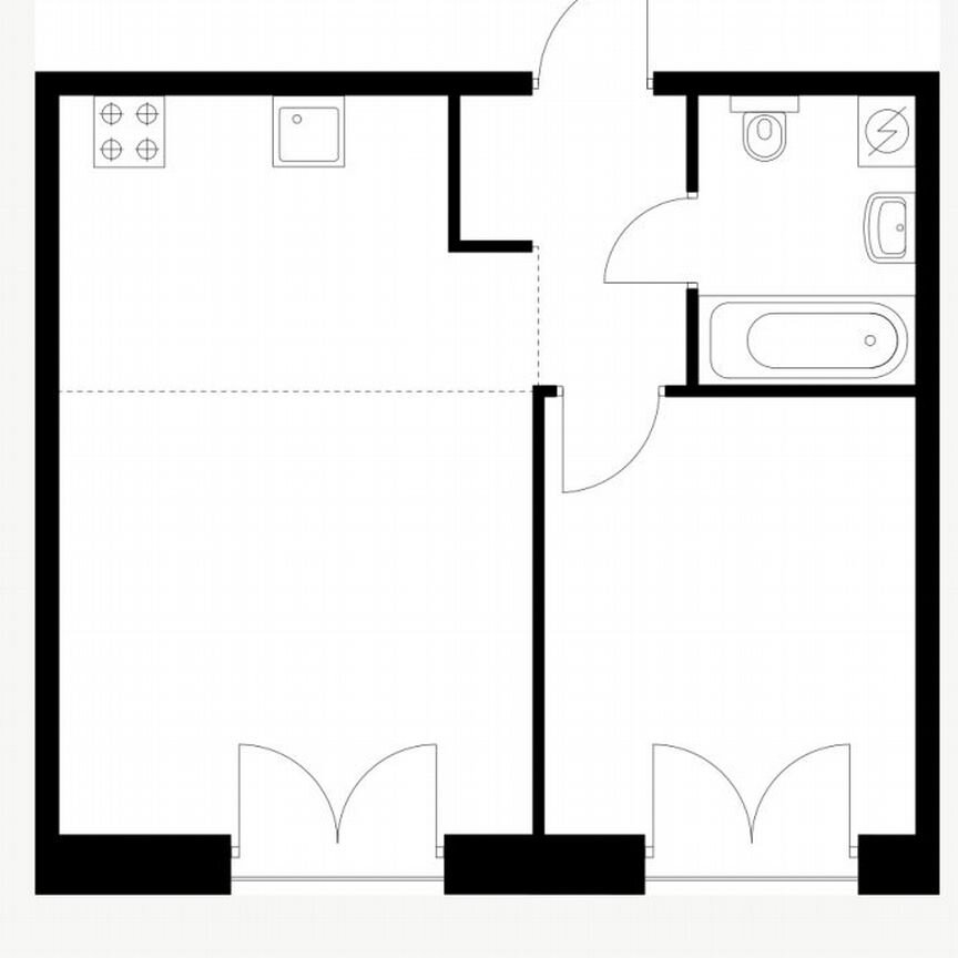 1-к. квартира, 42,3 м², 5/7 эт.