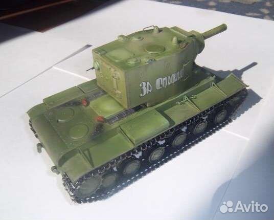 Готовая модель танка кв-2