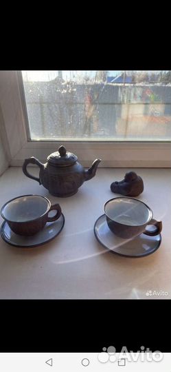 Новый глиняный набор для чайной церемонии