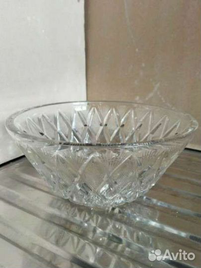Салатник конфетница ваза СССР хрусталь