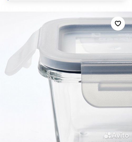 Набор стеклянных контейнеров 180 мл IKEA 365