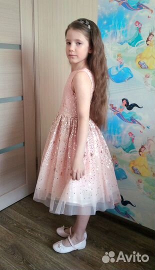 Детское нарядное платье 122