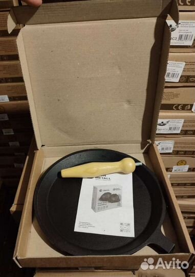 Чугунная сковорода блинная