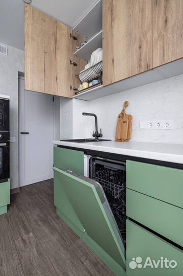 Кухня прямая стильная