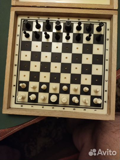 Шахматы деревянные дорожные СССР
