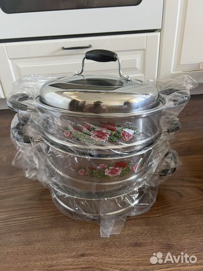 Кастрюля-мантоварка