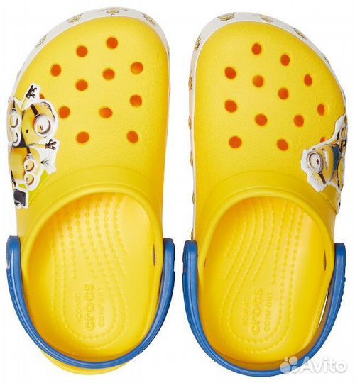 Сабо Crocs minions новые C6,C8,C9