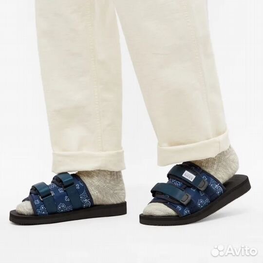 Шлепанцы suicoke moto-CAB-PT02 6US 10US 11 navy