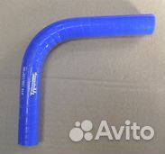 Патрубок угловой д.18мм L150*150 (90градусов) (си