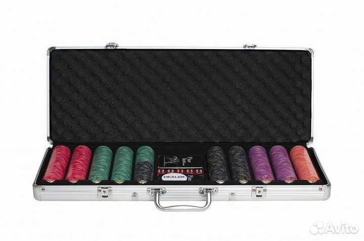 Набор для покера Luxury Ceramic на 500 фишек 61790