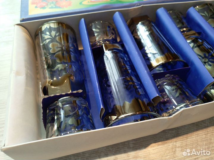 Набор стаканов и стопок 12 предметов