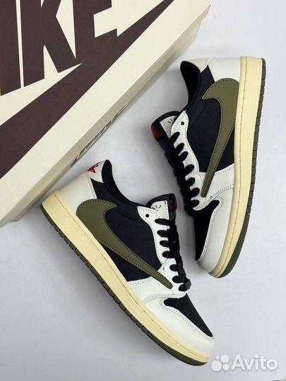 Кроссовки nike air jordan 1 low travis scott