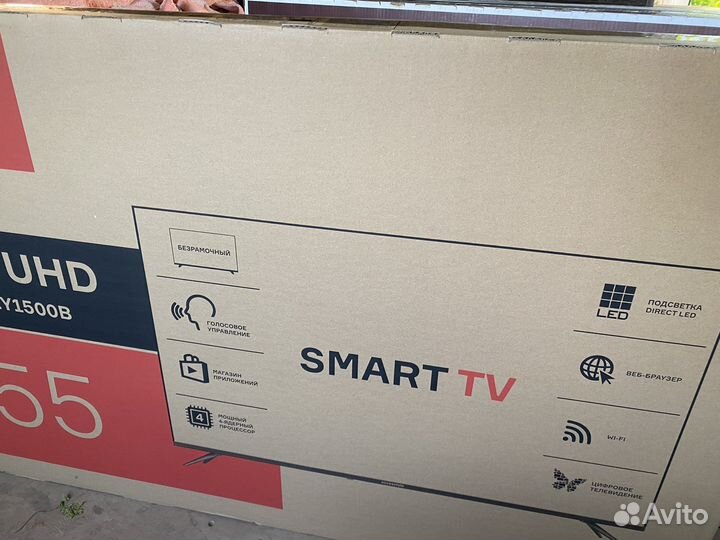4K UltraHD SmartTV 55 дюймов