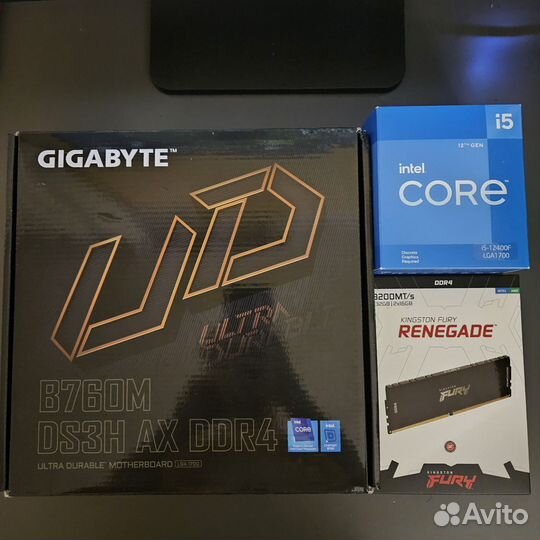 Комплект i5 12400f B760M Wi-Fi 6E