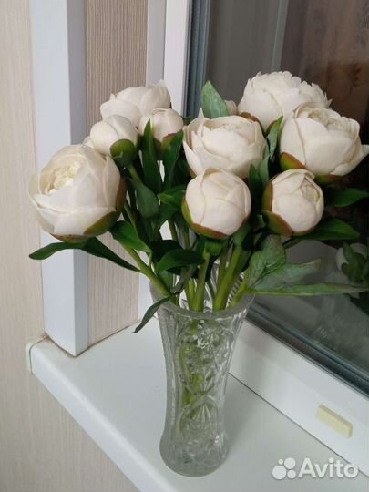 Пионы из полимерной глины