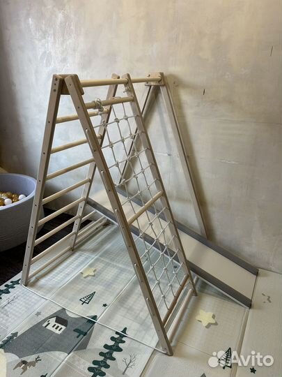 Детский спортивный комплекс складной деревянный