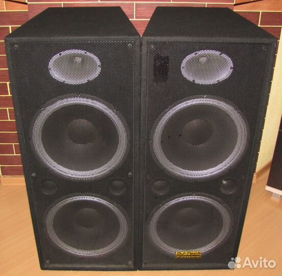 Колонки Dj-Tech 1600Вт 2шт Pro Stereo TOP Acoustic