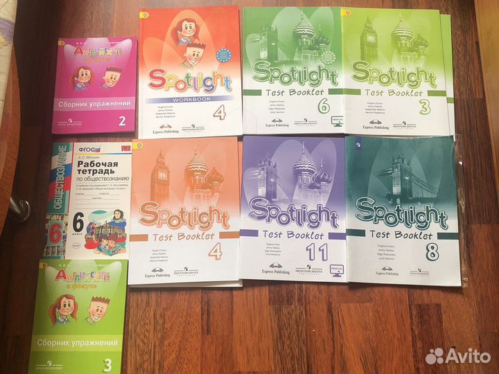 Spotlight 4,3,6,11класс/ английский тетрадь