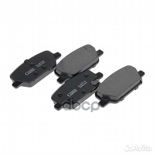 Колодки задние hyundai Santa Fe IV 18- (с элект