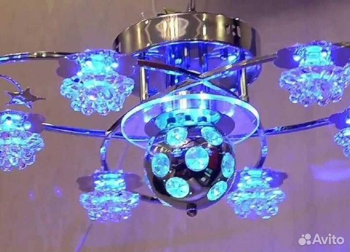 Люстры галогенные