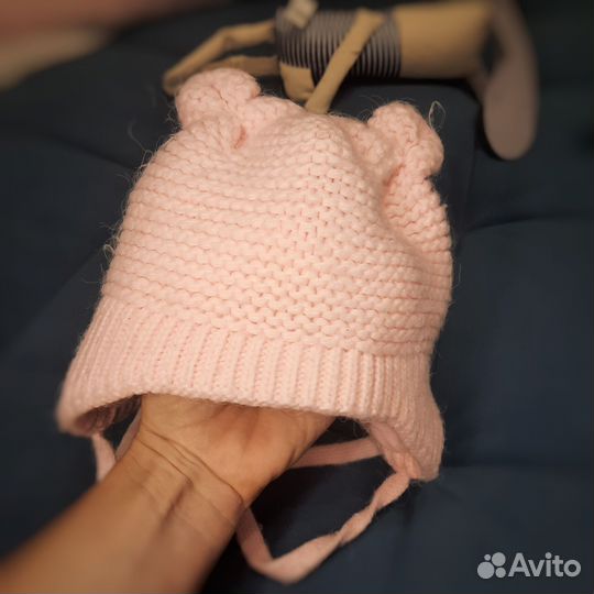 Шапка зимняя для девочки 42-44
