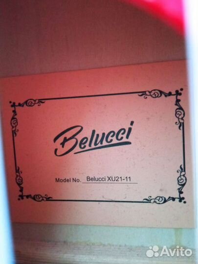 Укулеле сопрано с чехлом и ремнем