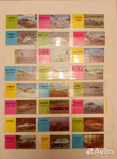 Вкладыши от жвачек Bubble Mayfair 99шт (нет №2)