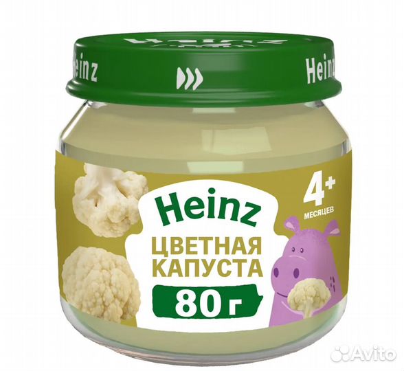 Детское питание пюре овощное и фруктовое