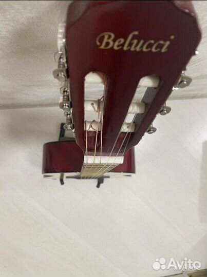 Гитара классическая 39 дюймов +каподастр в подарок