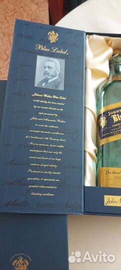 Коробка из под виски Blue Label