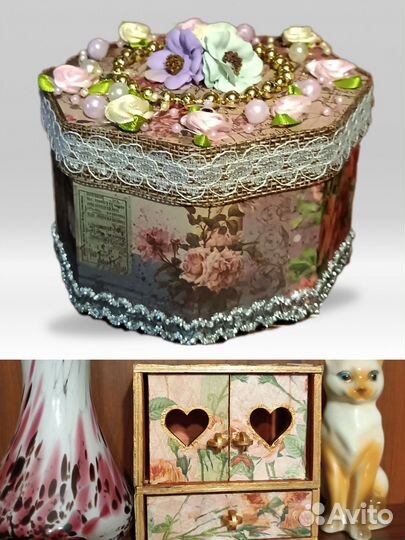 Поделка. Шкатулка. Подарок. Сувенир