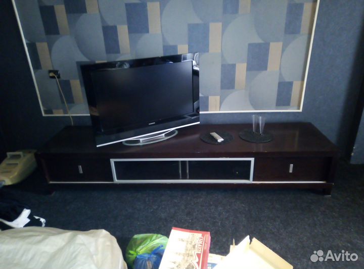 Полка под телевизор с ящиками