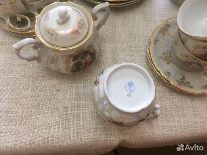 Чайный сервиз мадонна гдр на 6 персон