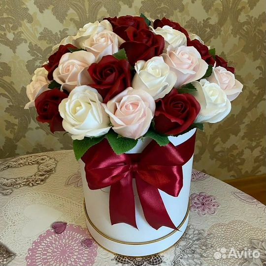 Букет из 35 мыльных роз