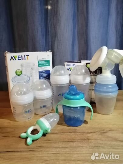 Бутылочки и молокоотсос philips avent