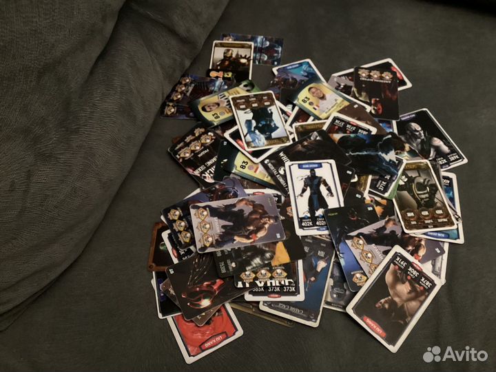 Карточки Mortal kombat - Fifa - Marvel