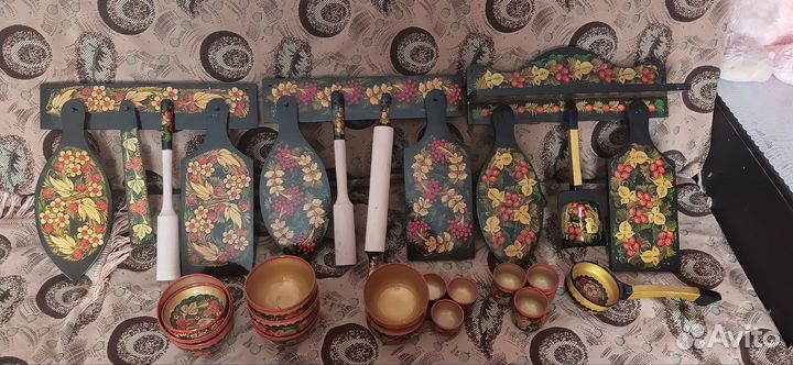 Посуда СССР хохлома