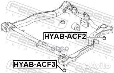 Сайлентблок подрамника hyundai accent/verna 199