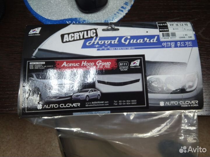 Дефлектор капота Hyundai Sonata YF 2009-2014