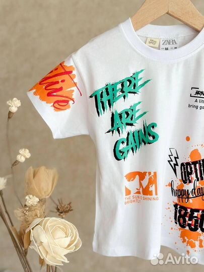 Футболка и шорты детские zara